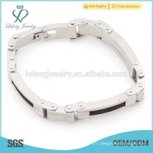 2015 China factory new hot style Men's 9.7mm width 316l stainless steel chain bracelet